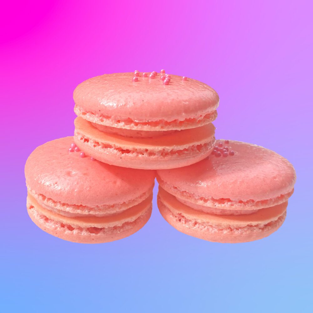 Strawberry Macarons