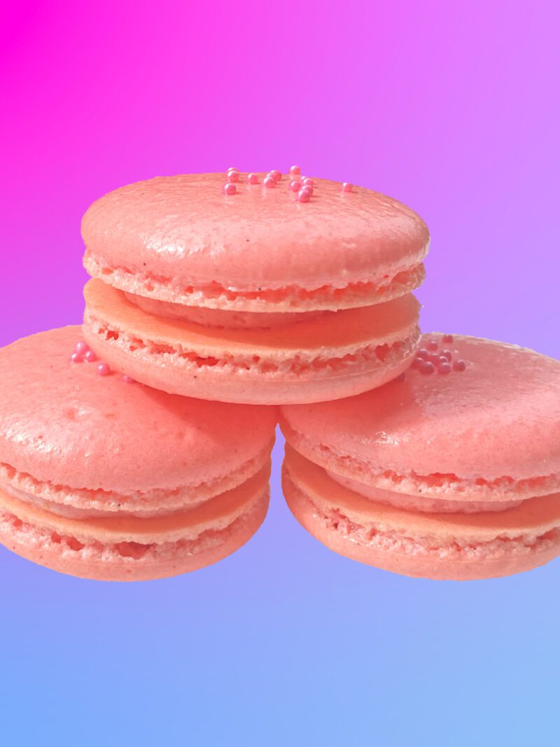 Strawberry Macarons